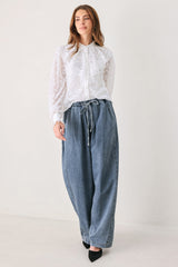 CLOUD ROMANCE WOVEN LACE TOP - Flying Tomato - Flyclothing LLC