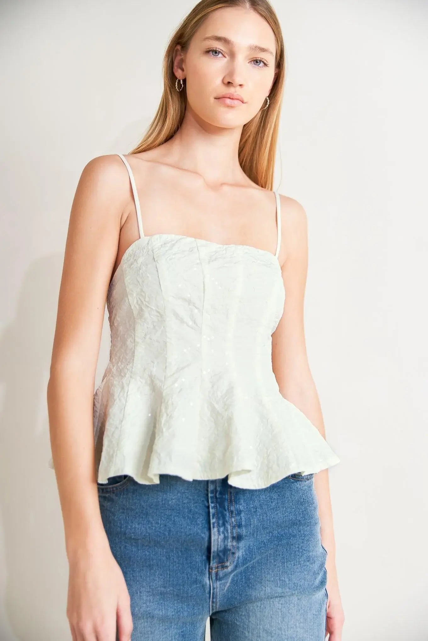 GRAND ENTRANCE WOVEN TOP - Flying Tomato - Flyclothing LLC