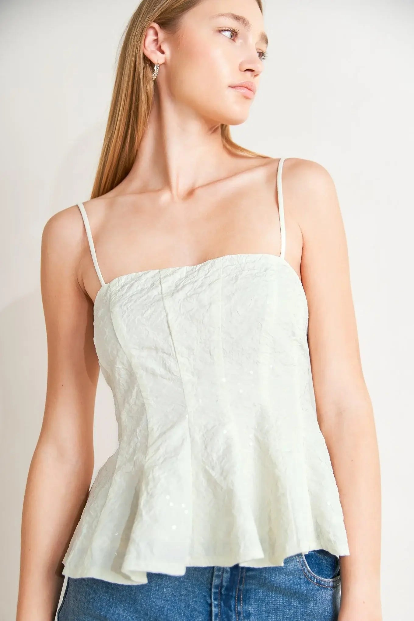 GRAND ENTRANCE WOVEN TOP - Flying Tomato - Flyclothing LLC