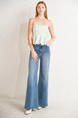 GRAND ENTRANCE WOVEN TOP - Flying Tomato - Flyclothing LLC