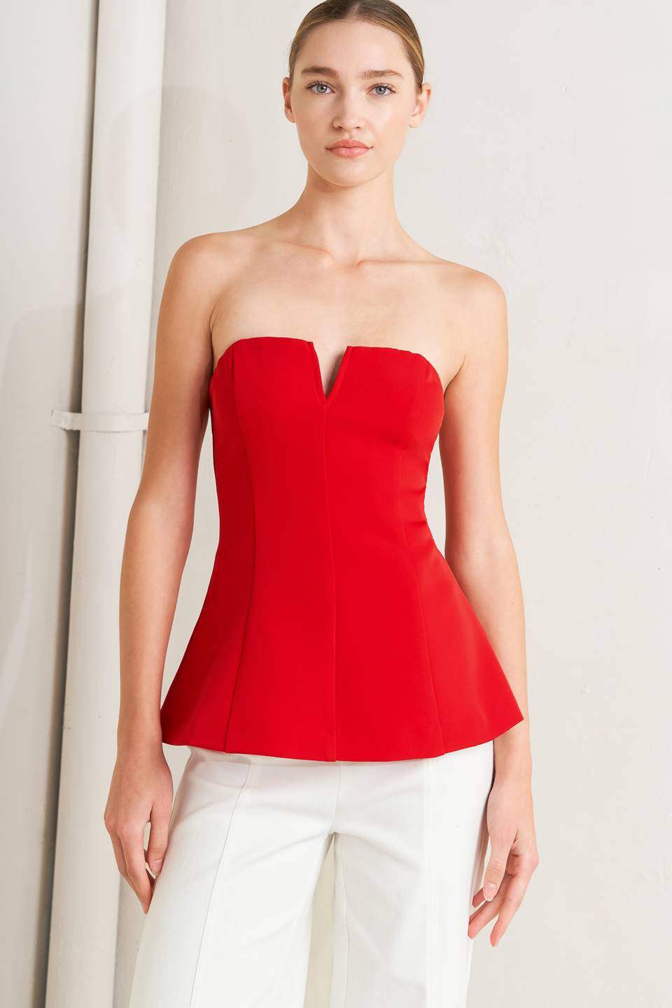 NOIR CONTOUR WOVEN TOP - Flying Tomato - Flyclothing LLC