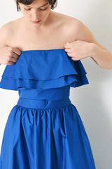 ROYAL FLOW WOVEN TUBE TOP - Flying Tomato - Flyclothing LLC