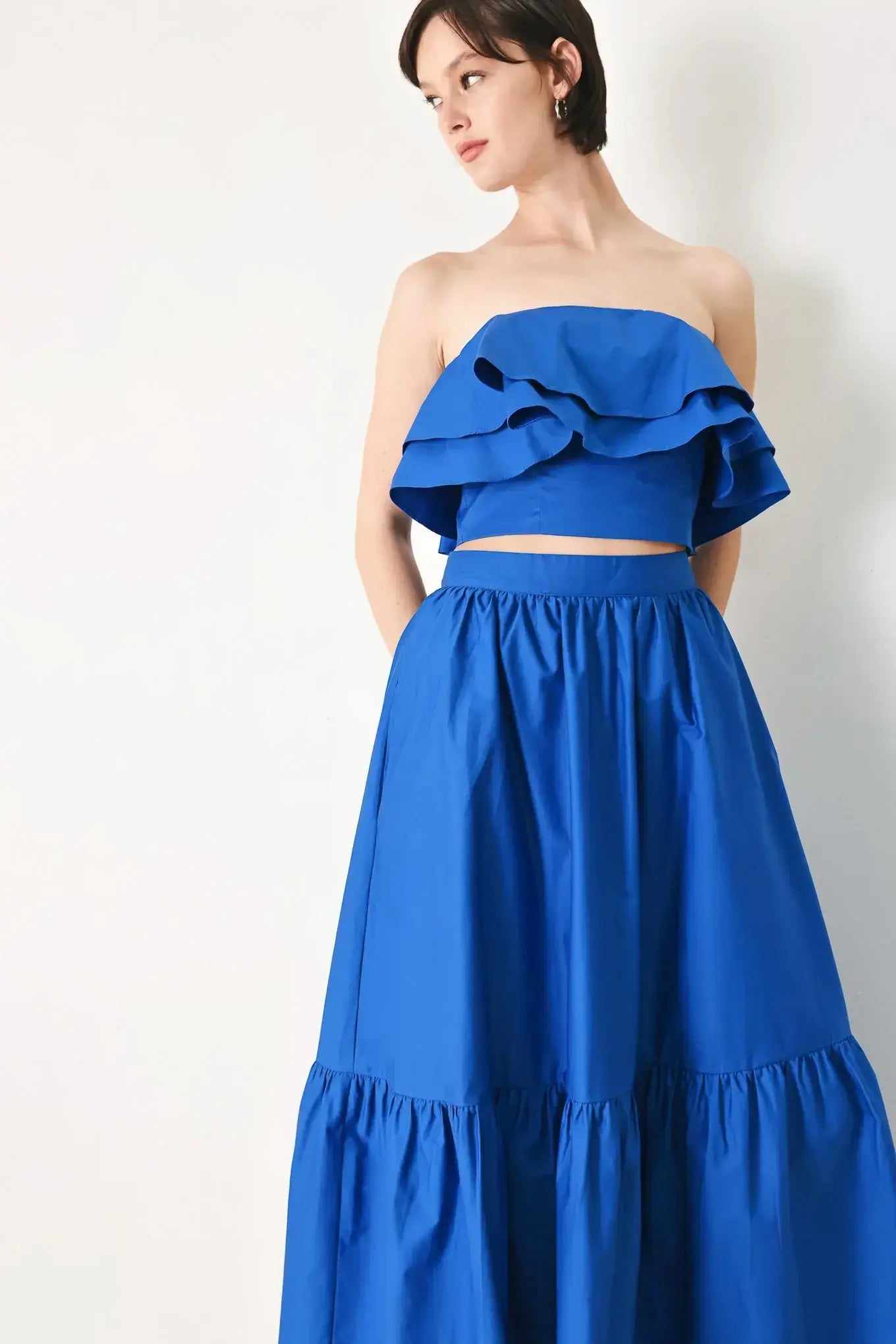 ROYAL FLOW WOVEN TUBE TOP - Flying Tomato - Flyclothing LLC