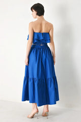 ROYAL FLOW WOVEN TUBE TOP - Flying Tomato - Flyclothing LLC