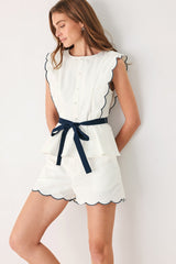 RESORT READY WOVEN TOP - Flying Tomato - Flyclothing LLC