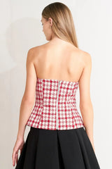LADY CODE TWEED TOP - Flying Tomato - Flyclothing LLC