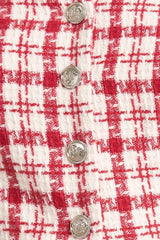 LADY CODE TWEED TOP - Flying Tomato - Flyclothing LLC