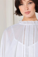 PURE ROMANCE WOVEN TOP - Flying Tomato - Flyclothing LLC