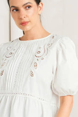 SILENT MORNING WOVEN TOP - Flying Tomato - Flyclothing LLC