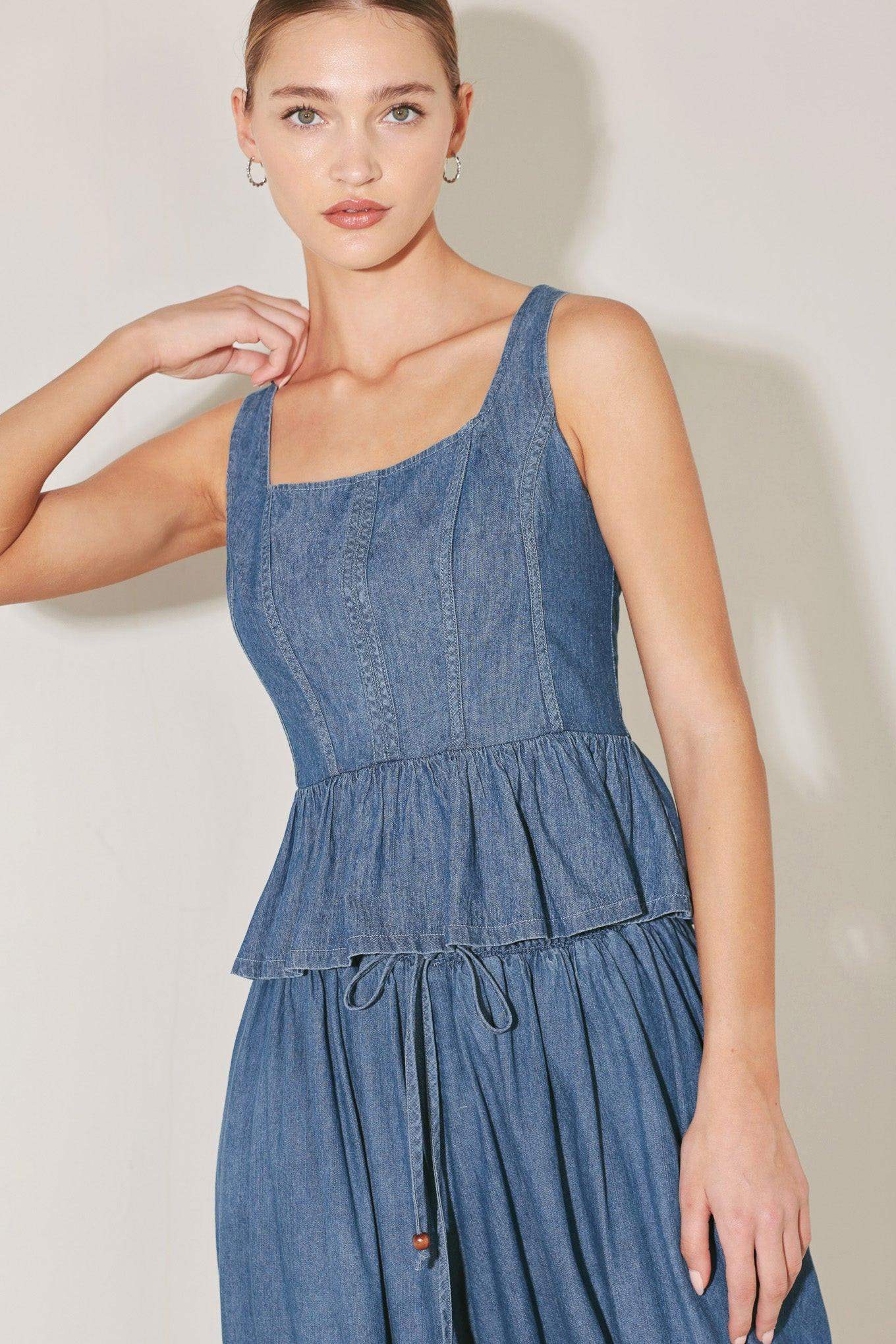 SOFT REBEL VOLUME WOVEN TOP - Flying Tomato - Flyclothing LLC