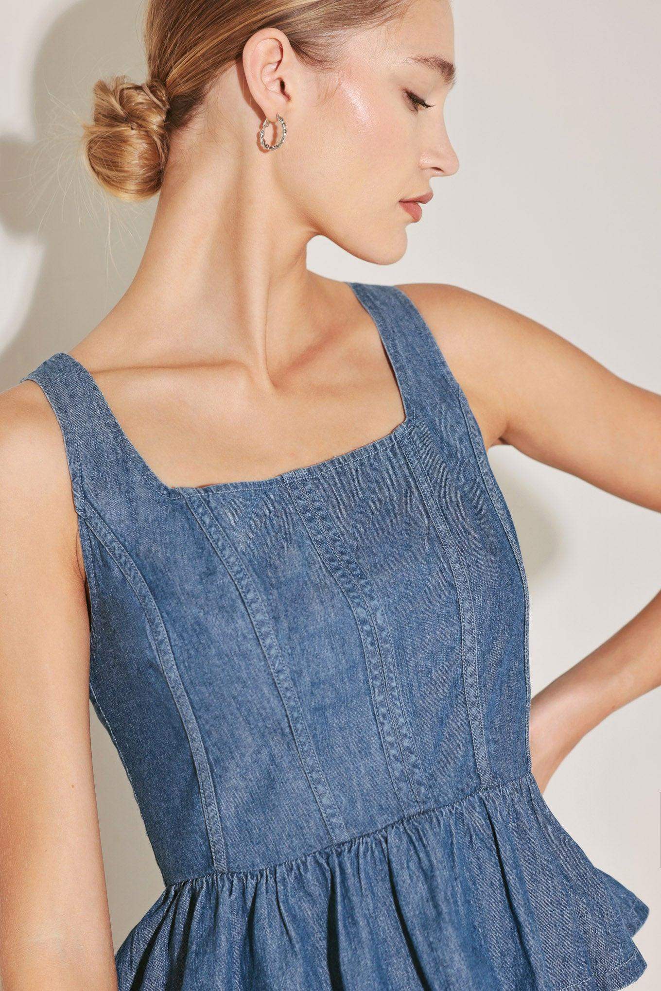 SOFT REBEL VOLUME WOVEN TOP - Flying Tomato - Flyclothing LLC