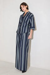 CITY STRIPE WOVEN TOP - Flying Tomato - Flyclothing LLC