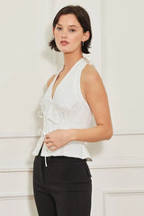 PRAIRIE LACE BEAUTY WOVEN TOP - Flying Tomato - Flyclothing LLC