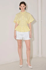 BUTTER MODE ACTIVATED WOVEN TOP - Flying Tomato - Flyclothing LLC