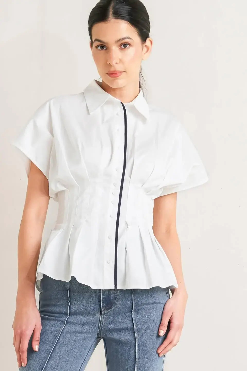 QUIET FORCE WOVEN TOP - Flying Tomato - Flyclothing LLC