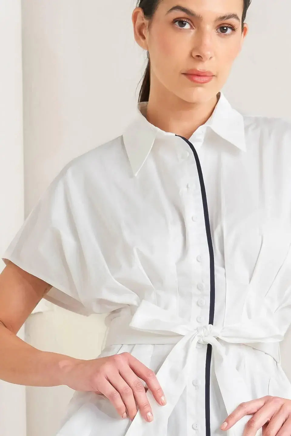 QUIET FORCE WOVEN TOP - Flying Tomato - Flyclothing LLC