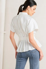 QUIET FORCE WOVEN TOP - Flying Tomato - Flyclothing LLC