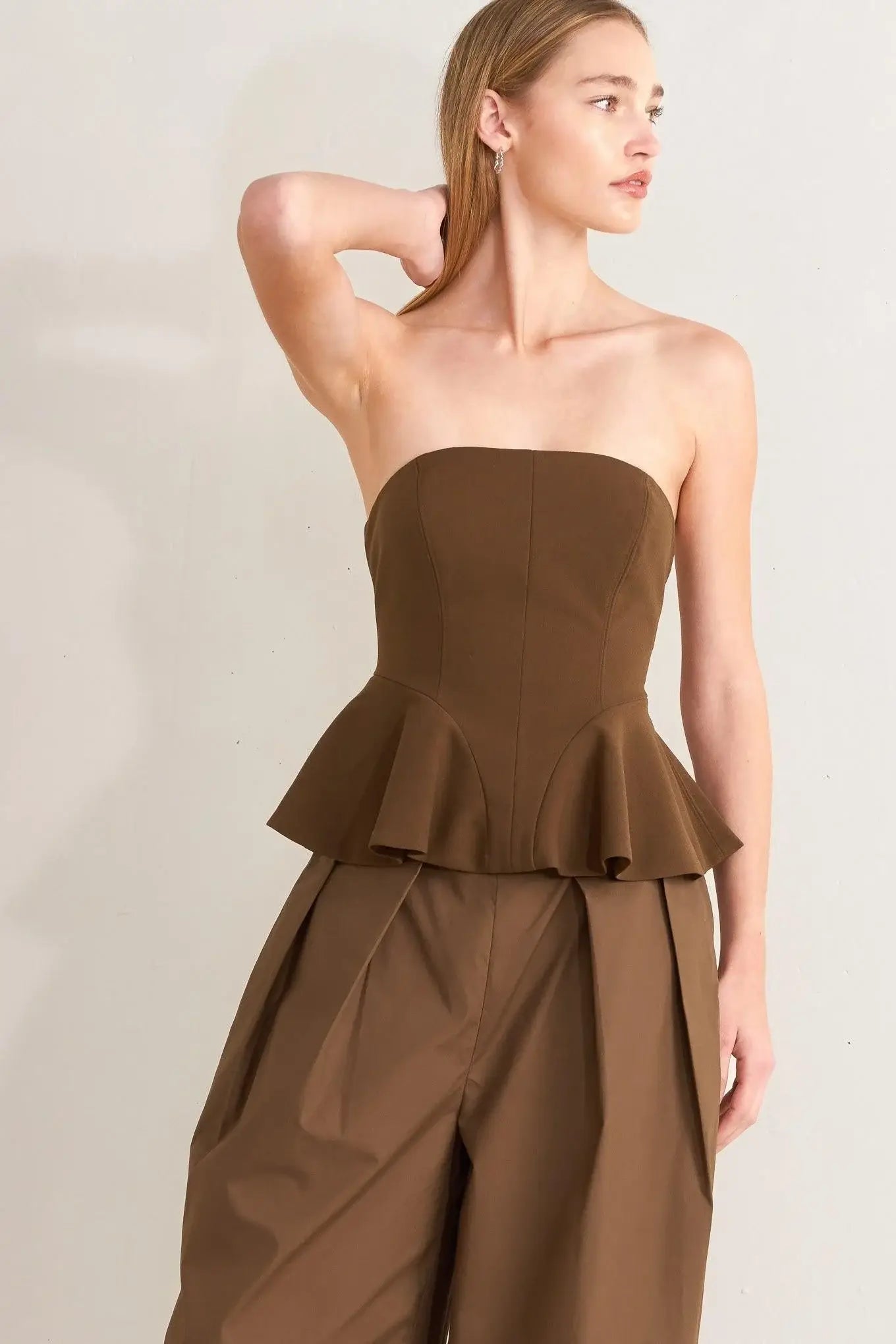 EFFORTLESS ELEGANCE WOVEN TUBE TOP - Flying Tomato - Flyclothing LLC