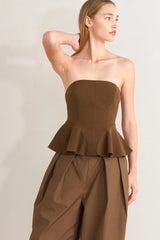 EFFORTLESS ELEGANCE WOVEN TUBE TOP - Flying Tomato - Flyclothing LLC