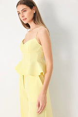 SWEET SUNSHINE WOVEN CAMI TOP - Flying Tomato - Flyclothing LLC