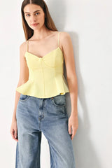 SWEET SUNSHINE WOVEN CAMI TOP - Flying Tomato - Flyclothing LLC