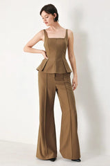 RICH SILHOUETTE WOVEN TOP - Flying Tomato - Flyclothing LLC
