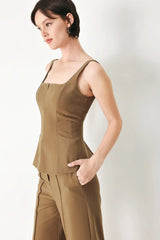 RICH SILHOUETTE WOVEN TOP - Flying Tomato - Flyclothing LLC