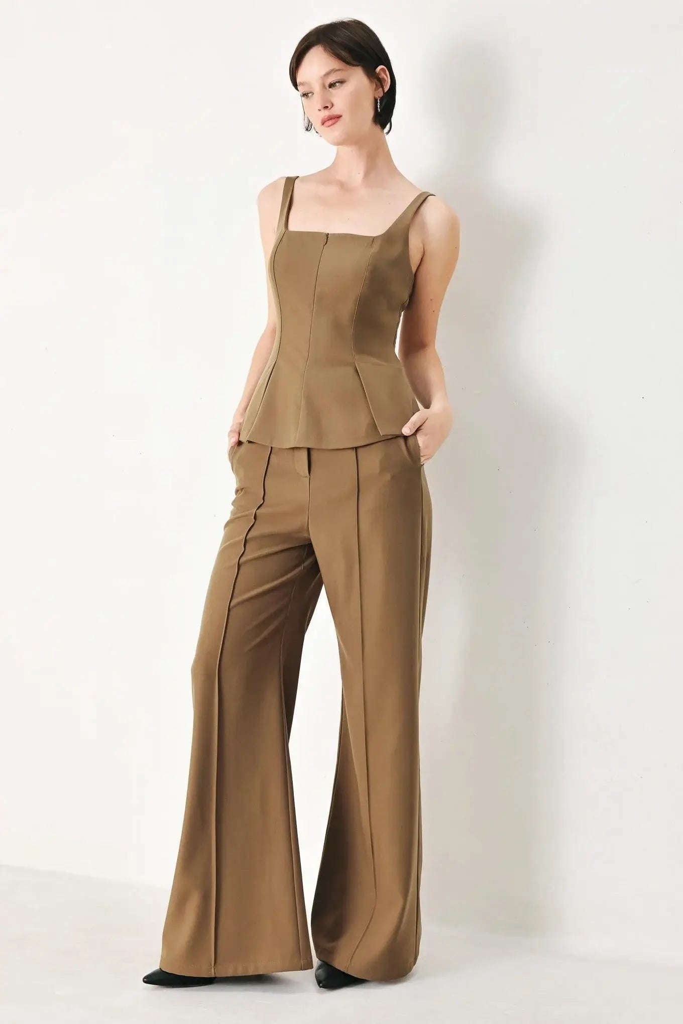 RICH SILHOUETTE WOVEN TOP - Flying Tomato - Flyclothing LLC