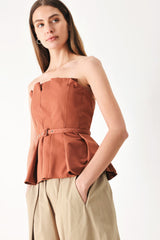 PURE FRAME WOVEN TUBE TOP - Flying Tomato - Flyclothing LLC