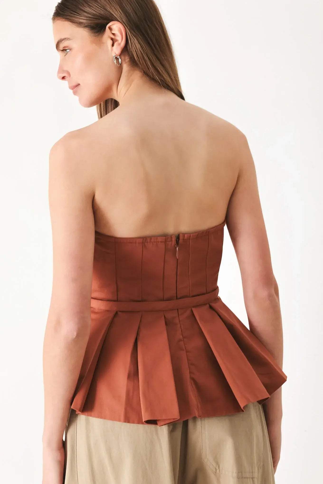 PURE FRAME WOVEN TUBE TOP - Flying Tomato - Flyclothing LLC