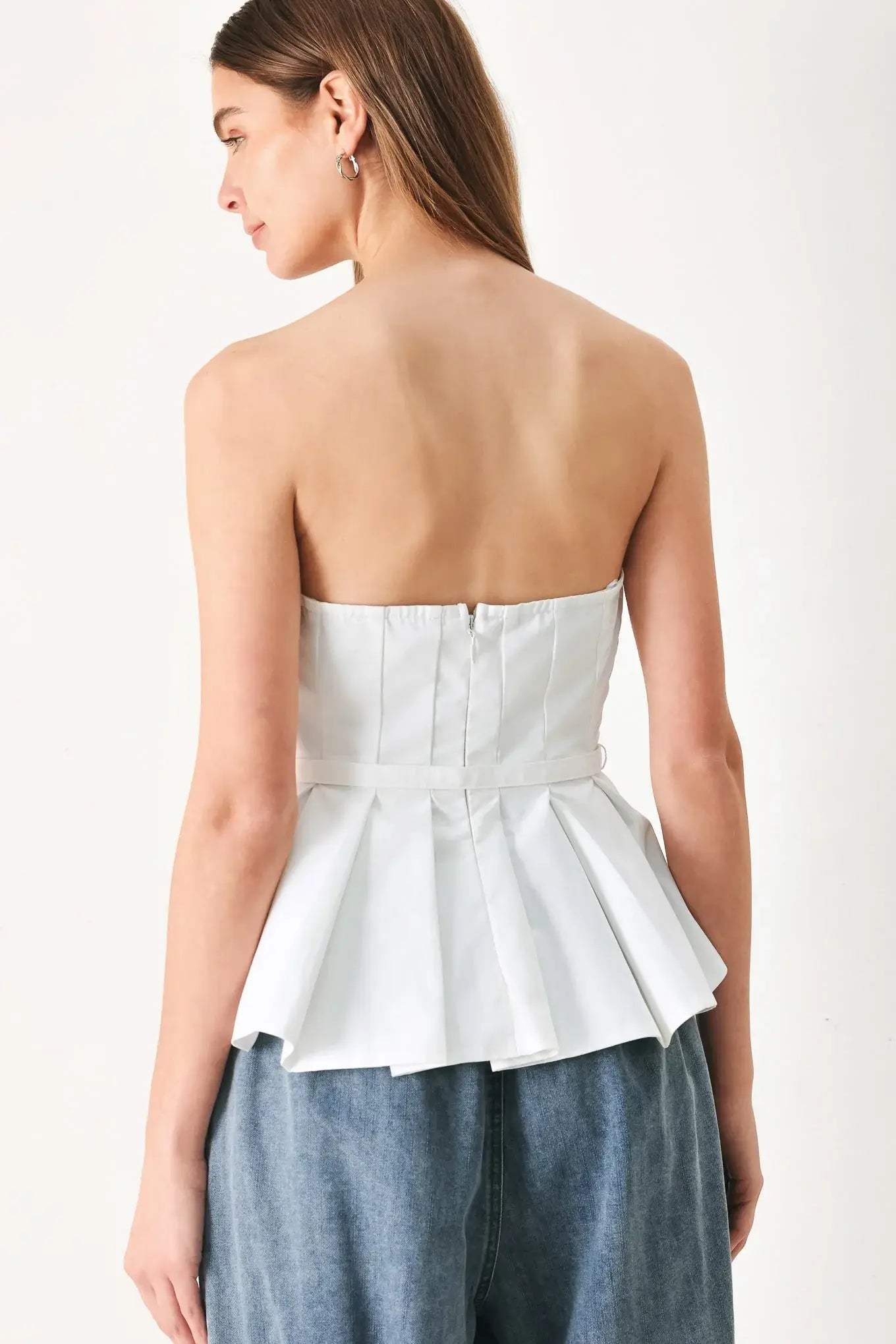PURE FRAME WOVEN TUBE TOP - Flying Tomato - Flyclothing LLC