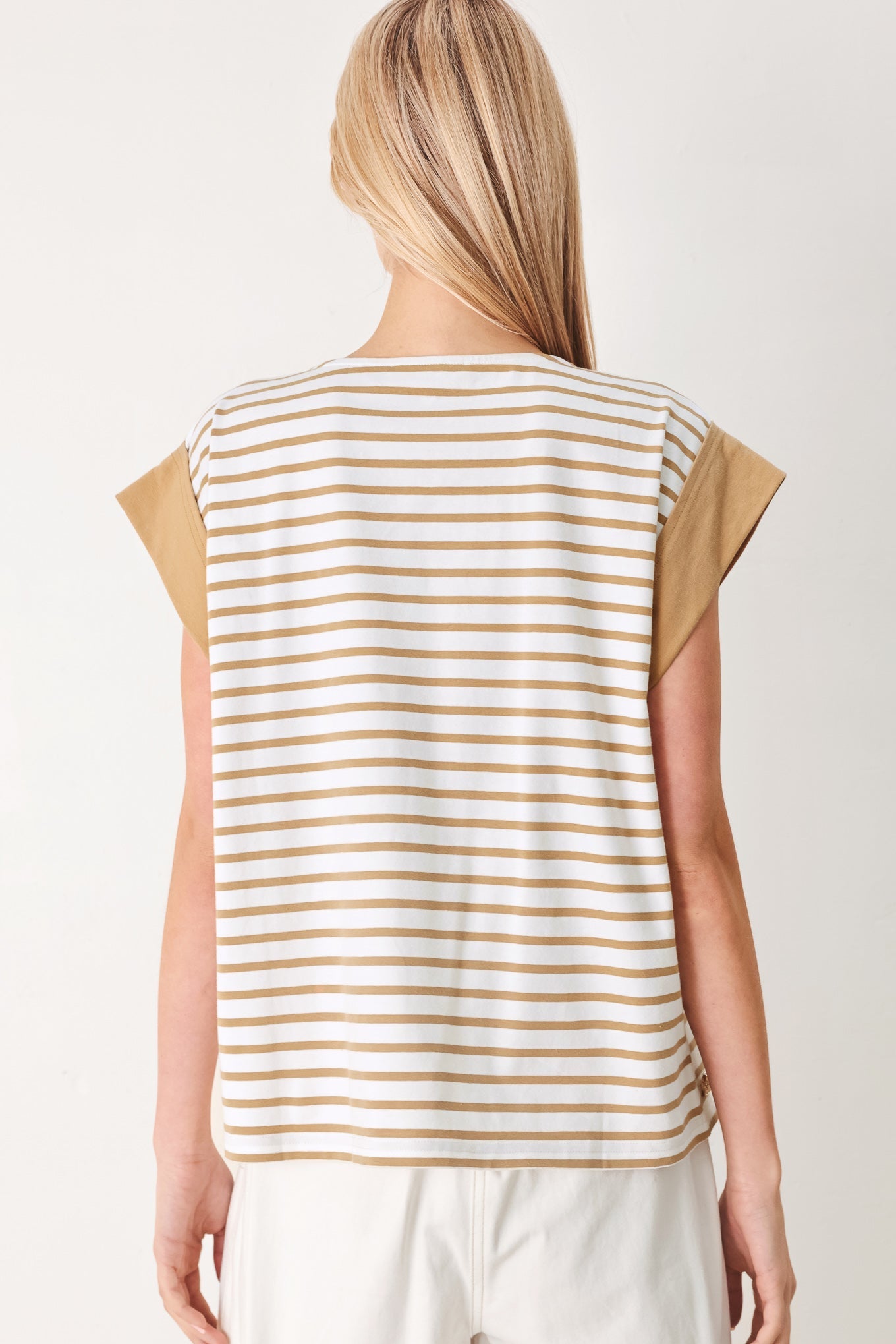 SUNSET MOOD STRIP KNIT TOP - Flying Tomato - Flyclothing LLC