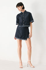 POWER SOFT WOVEN CROP JACKET - Flying Tomato - Flyclothing LLC