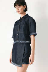 POWER SOFT WOVEN CROP JACKET - Flying Tomato - Flyclothing LLC