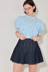 SWEET NOTE MOMENT WOVEN TOP - Flying Tomato - Flyclothing LLC