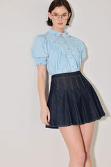 SWEET NOTE MOMENT WOVEN TOP - Flying Tomato - Flyclothing LLC