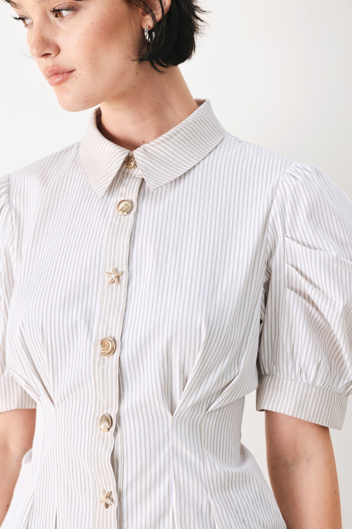 COASTAL LIGHT WOVEN TOP - Flying Tomato - Flyclothing LLC