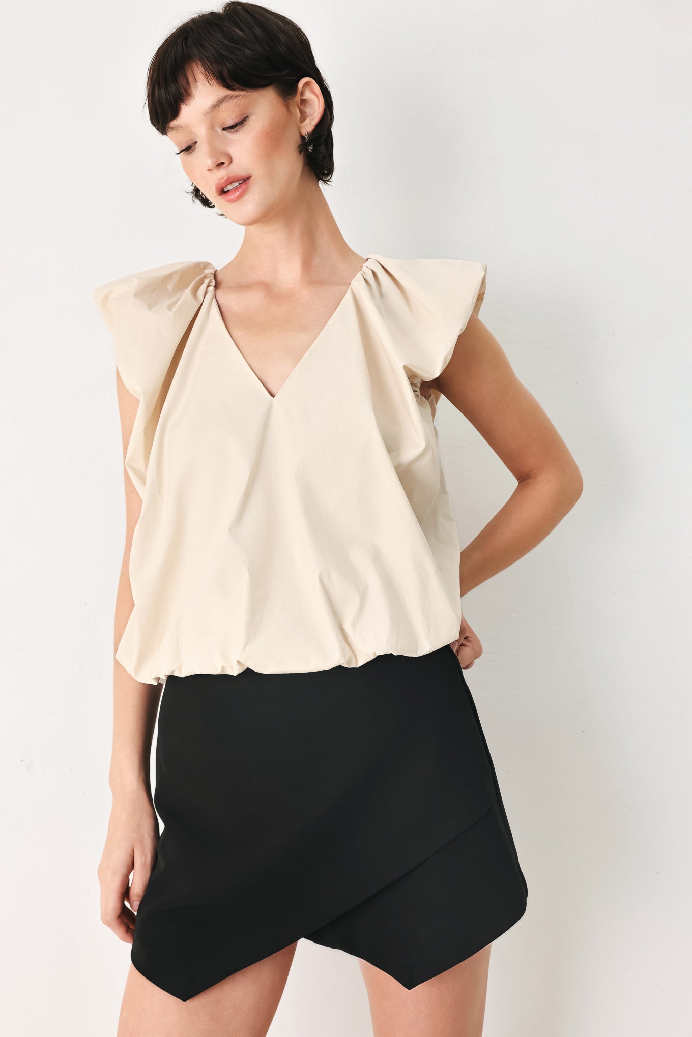 MOONLIGHT SOCIAL WOVEN TOP - Flying Tomato - Flyclothing LLC