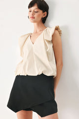 MOONLIGHT SOCIAL WOVEN TOP - Flying Tomato - Flyclothing LLC