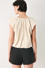 MOONLIGHT SOCIAL WOVEN TOP - Flying Tomato - Flyclothing LLC