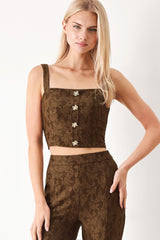 MOONLIGHT BOHO WOVEN CROP TOP - Flying Tomato - Flyclothing LLC