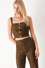 MOONLIGHT BOHO WOVEN CROP TOP - Flying Tomato - Flyclothing LLC