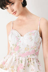 GARDEN STAY WOVEN BUSTIER TOP - Flying Tomato - Flyclothing LLC