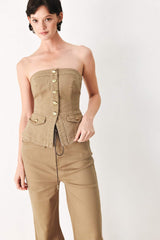 SAHARA SOUL WOVEN TUBE TOP - Flying Tomato - Flyclothing LLC