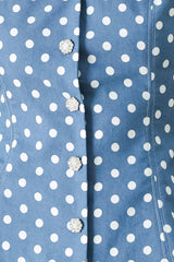 FLIRTY DOTS WOVEN TOP - Flying Tomato - Flyclothing LLC