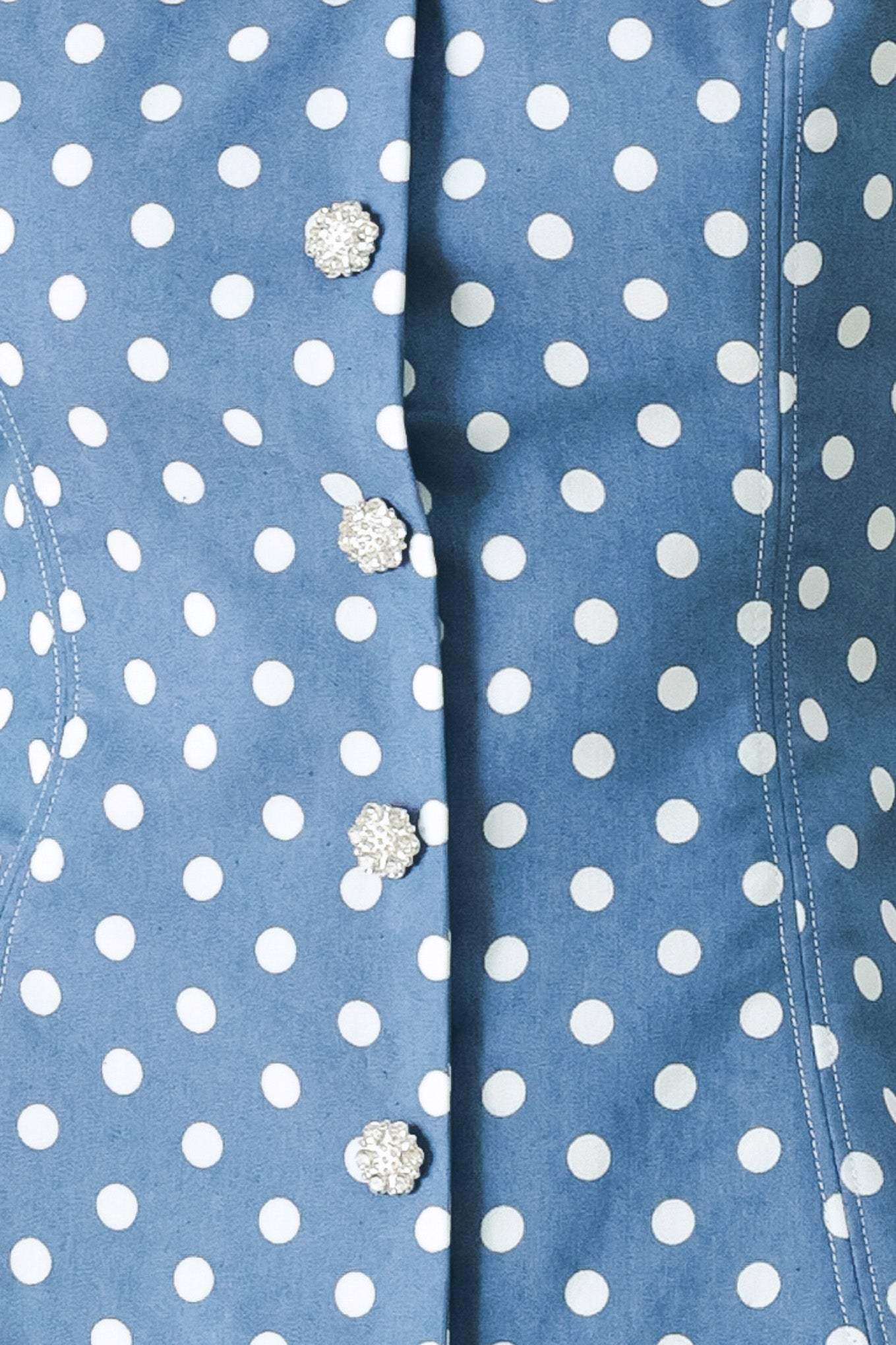 FLIRTY DOTS WOVEN TOP - Flying Tomato - Flyclothing LLC