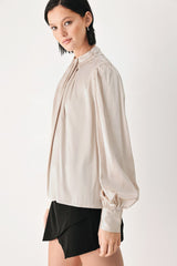 GOLDEN HOUR HIGH NECK BLOUSE