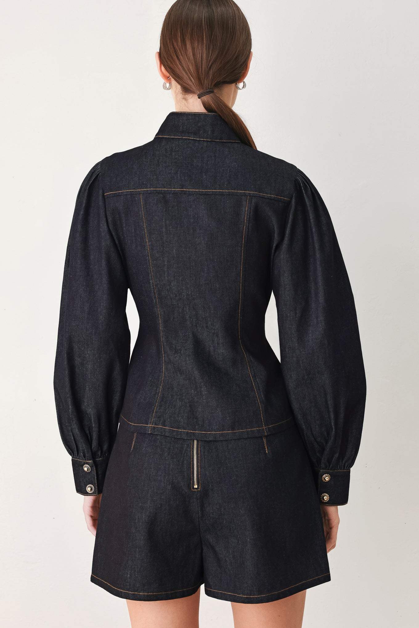 MODERN PREP DENIM TOP