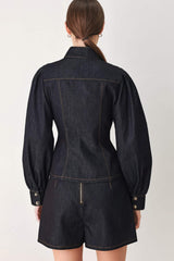 MODERN PREP DENIM TOP