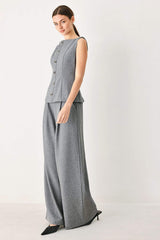 GRANITE FLOW WOVEN TOP